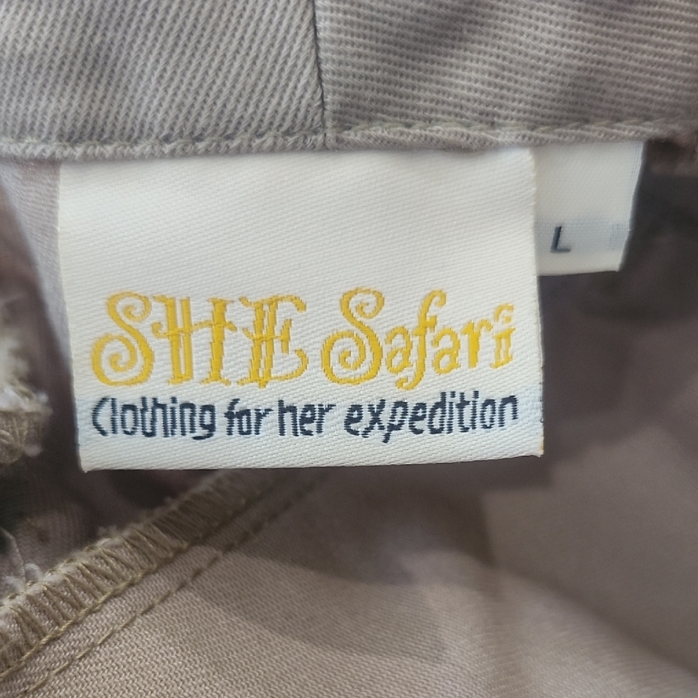 She Safari Expedition Pants Women’s Size Large | 100% Cotton Cargo Outdoor - Picture 6 of 7